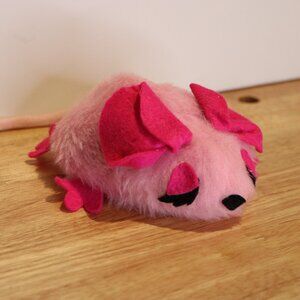 vintage R. Dakin & Co. '74 pink mouse Plush pillow pets bean bag GUC